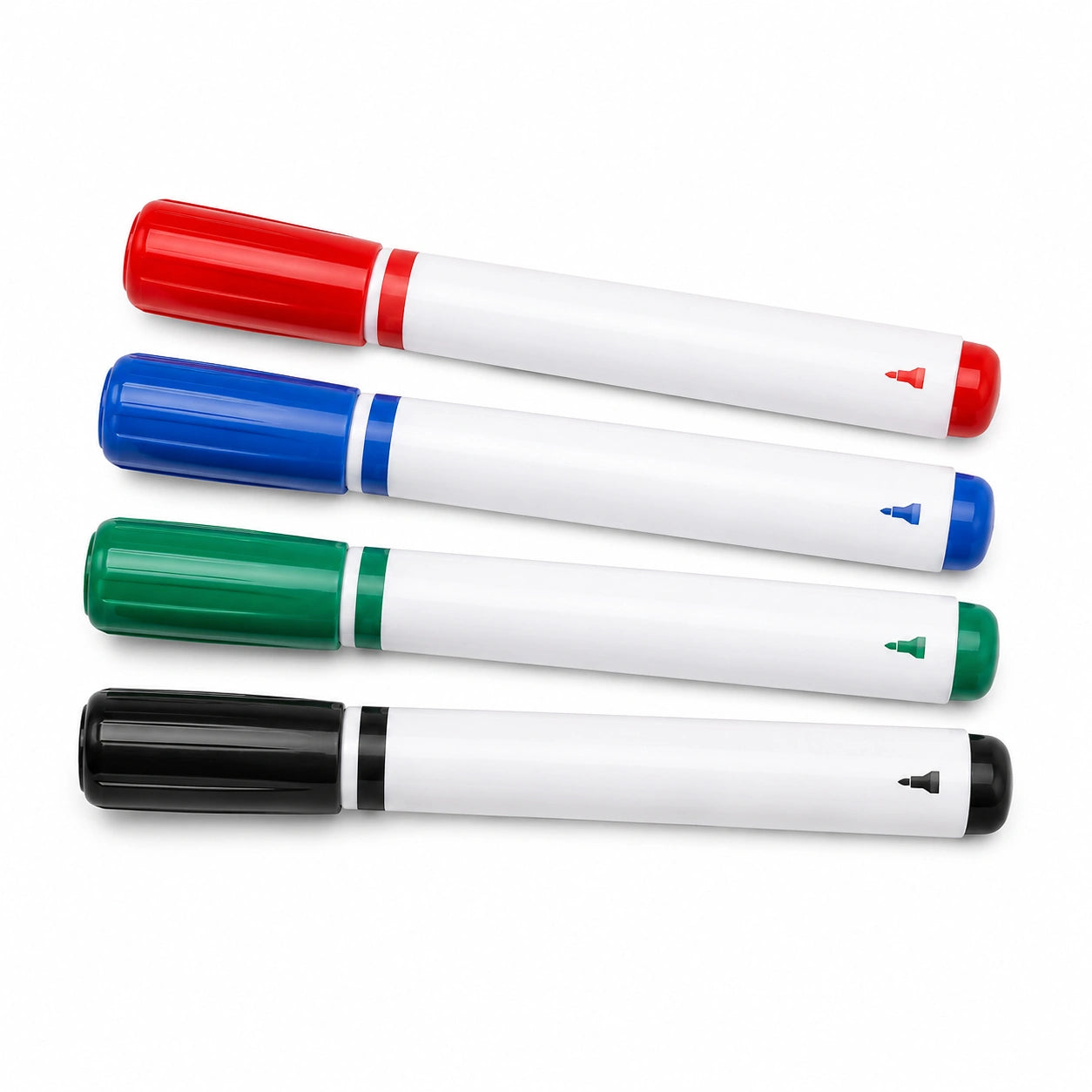 Whiteboard Marker Set, 4 Farben: Rot, Blau, Grün, Schwarz