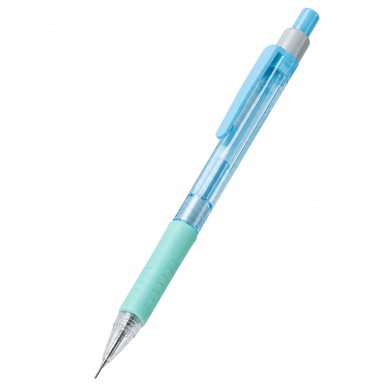 Automatischer Druckbleistift 0.5mm Blau mit Gummigriff