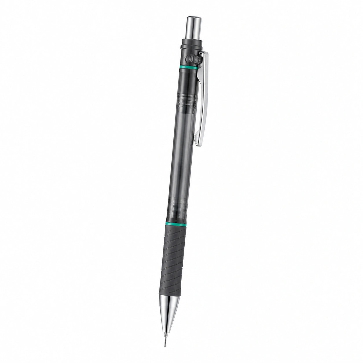 Druckbleistift 0.5mm mit Rutschfestem Griff - Transparent Schwarz