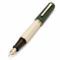 Luxuriöser Füllfederhalter Grün/Beige mit Goldakzenten