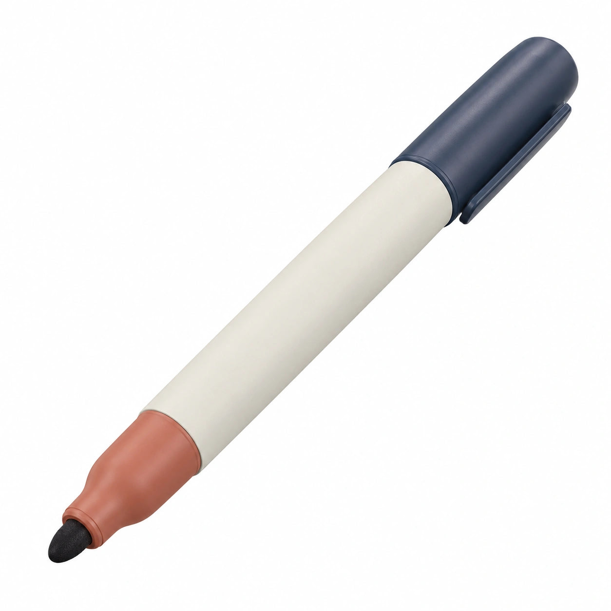 Whiteboard-Marker Rundspitze Creme/Blau