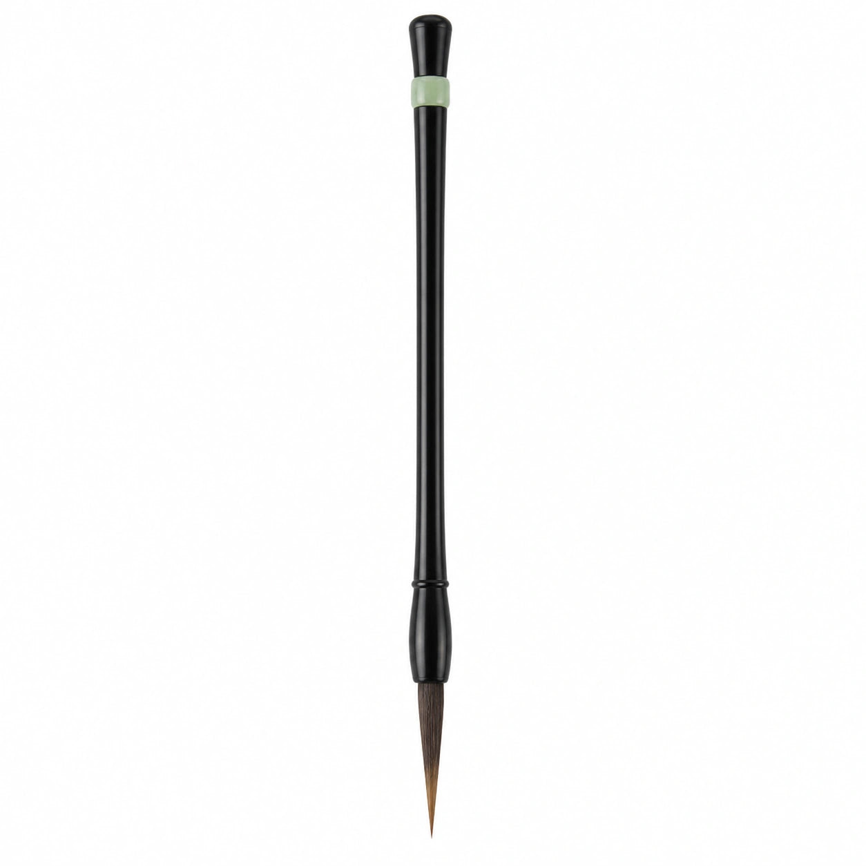 Kalligraphie-Pinsel mit dunklem Griff, Schwarz