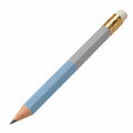 Blau/Grauer Bleistift mit Radiergummi