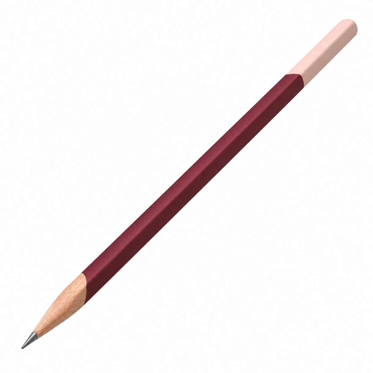 Holzbleistift, Bordeauxrot, Einzelstück