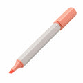 Textmarker Hexagon Grau/Koralle