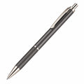 Ergonomischer schwarzer Kugelschreiber mit Metallclip